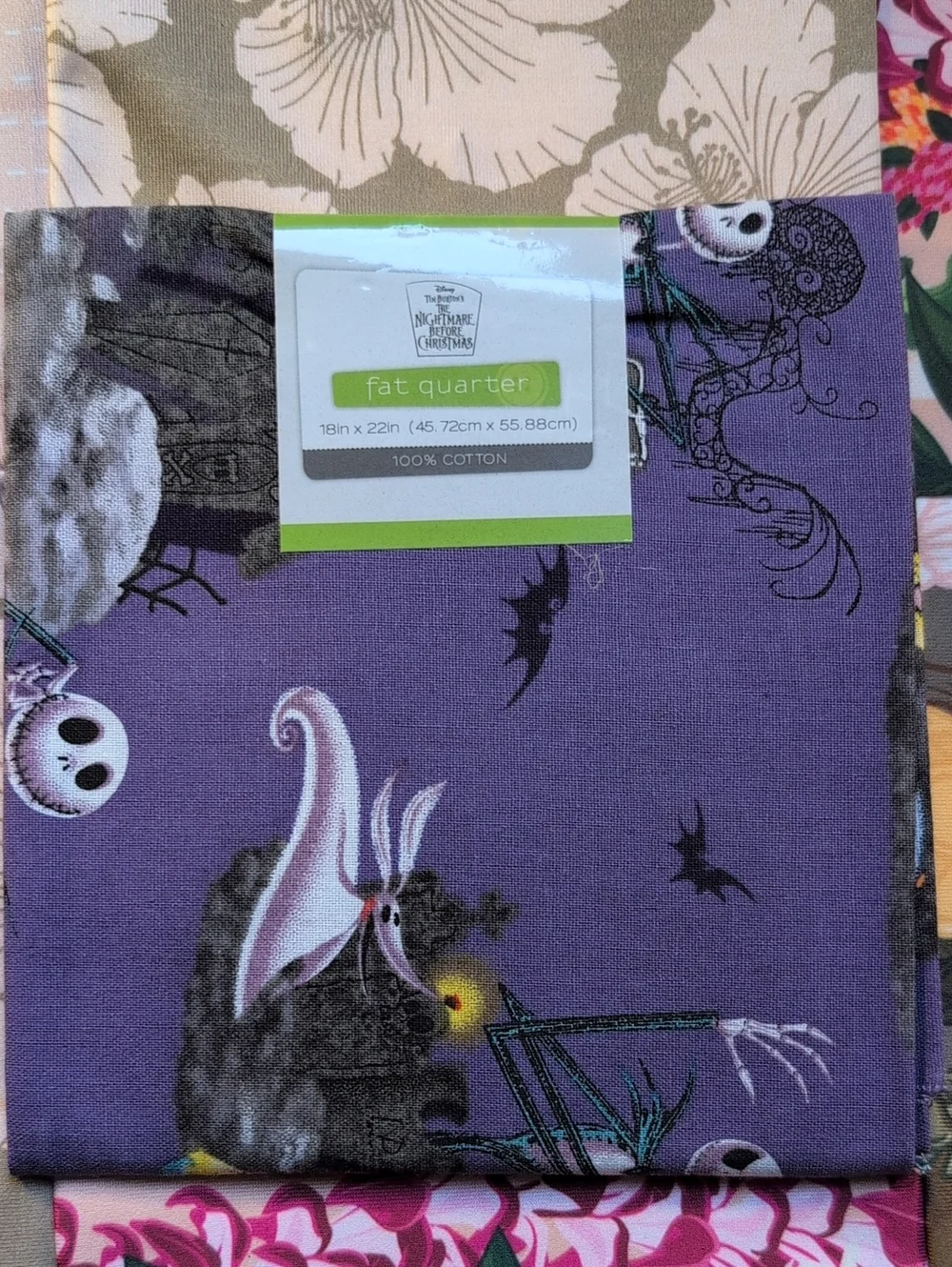 Nightmare Before Christmas Fabric with Home Sewing Kit (💚 Bundle Of 4)